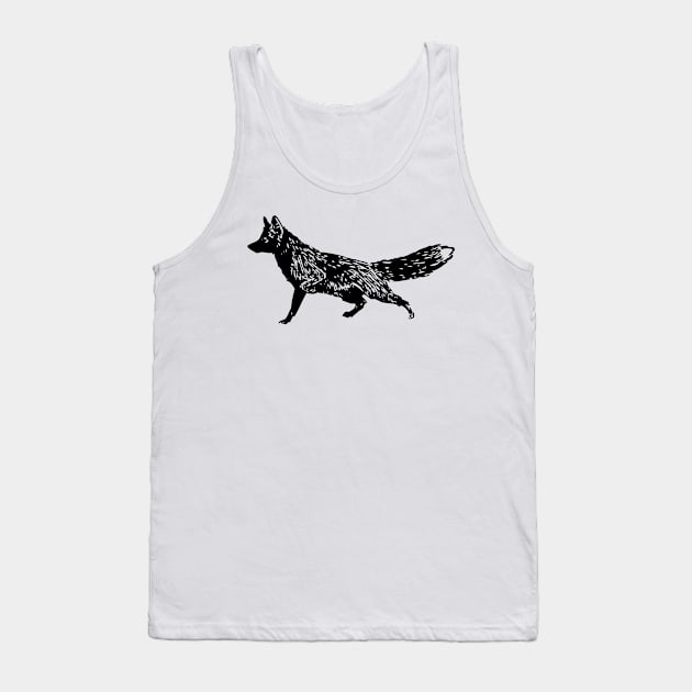 Fox Tank Top by scdesigns